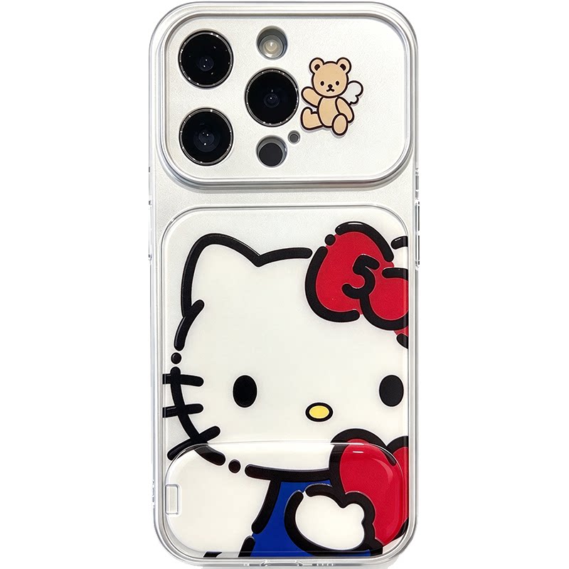 ins风可爱蝴蝶结猫咪手机壳防摔
