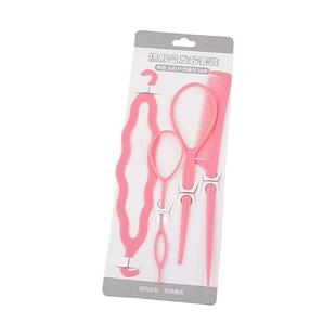 皮筋拆发器编发神器扎头发辫子盘发儿童拉发针掏发绑发穿发插梳子