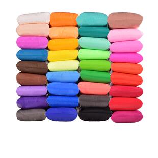 超轻粘土500克大包装36色无毒彩太空橡皮泥黏土儿童手工包邮玩具