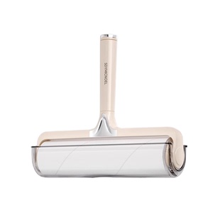 粘毛器滚筒可撕式粘尘纸滚刷吸毛去毛刷衣服黏毛毡毛滚子替换卷纸