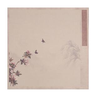 希古斋  蜡染【国风花鸟小方】斗方宣纸半生熟小楷行草书古诗词王羲之手札纸字帖临摹毛笔书法纸作品纸小学生