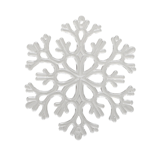 圣诞树小挂件节日装饰品亚克力透明雪花片礼物套装挂饰吊饰水晶钻