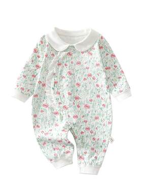 小聪熊婴儿衣服纯棉秋季连体衣女