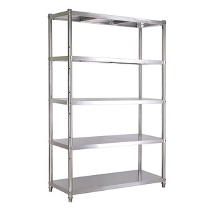 不锈钢货架厨房置物架多层锅架子储物架仓库储藏室阳台收纳架定做