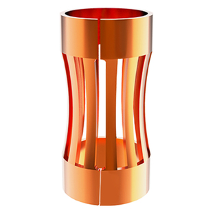 冠簧端子适配插针公头φ0.8-15mm连接器母座弹片铍青铜爪簧素材