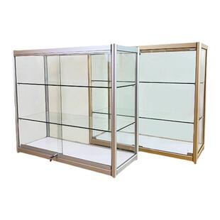 玻璃展示柜透明甜点柜五金摆件陈列柜农药样品医用药品玻璃柜柜台