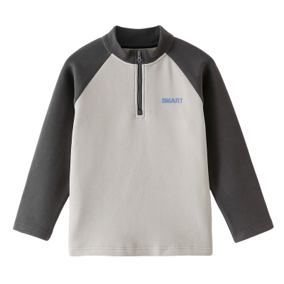 男童德绒打底衫半高领2025秋冬装新款儿童加绒长袖T恤内搭卫衣