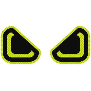 3m眼睛创意汽车贴纸远光狗克星个性夜光反光车贴电动摩托车贴马吉