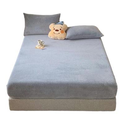 【A级母婴可用】牛奶绒床笠单件