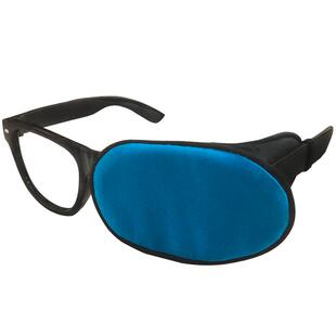 真丝儿童单眼眼罩眼镜遮盖罩弱视眼镜罩遮光训练遮盖布独眼罩眼贴