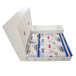 儿童纯棉榻榻米床笠定制薄棕垫床罩单件保护罩卡通床单1.2米1.35m