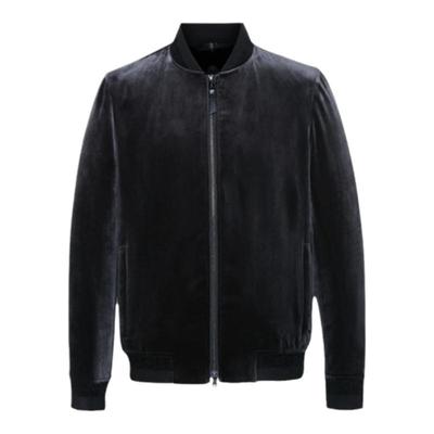 诺贝达冬季新款棒球领皮衣