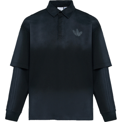 Adidas/阿迪达斯正品三叶草男士休闲假两件运动宽松POLO衫KR5053