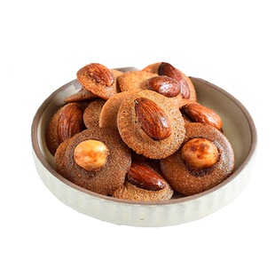 浓香嘎嘣脆 坚果小脆饼干 零食巴旦木夏威夷果薄脆饼干十年志