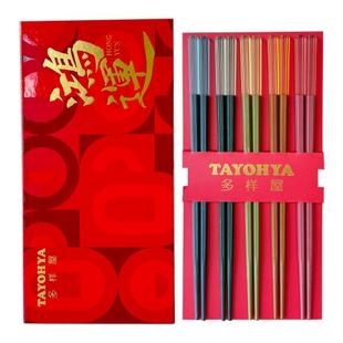 多样屋合金筷子家用2026新款家庭一人一筷高颜值分餐筷礼盒奶油风