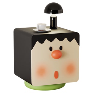 胖虎创意床头柜替代品轻奢小型可爱儿童卧室床头收纳置物架边几柜