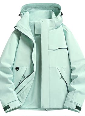 雪峰狼印女三防三合一冲锋衣