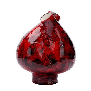 大丹 正品新中式漆红手工艺术花器 样板间软装会所客厅摆件