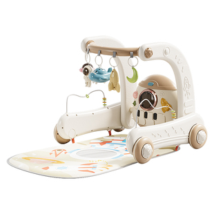巴比特婴儿玩具脚踏钢琴健身架0到3个月1岁6新生幼儿宝宝满月礼物
