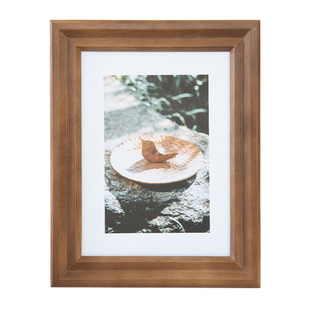 白色实木相框照片定制摆台玻璃6寸7寸8寸10寸摆台挂墙组合婚纱照