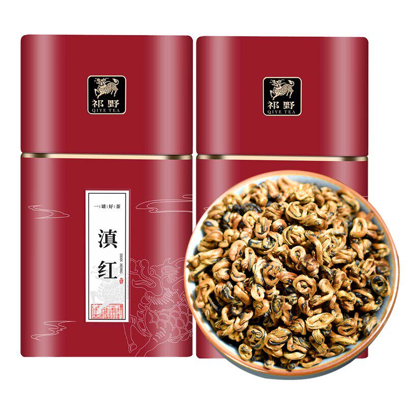 祁野滇红红茶特级浓香茶叶250g
