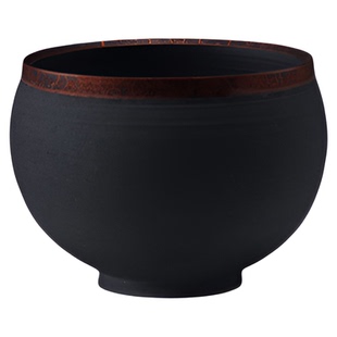 万仟堂高档黑陶茶杯品茗杯主人单杯个人专用陶瓷功夫茶杯万仟手作