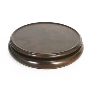 黑檀木雕工艺品底座圆形底座茶杯