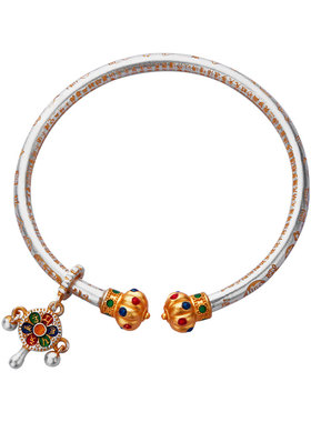 顺庆银楼足银S999博揽手镯女款