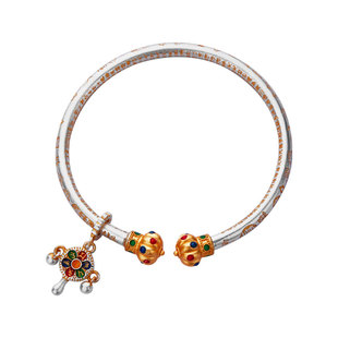 顺庆银楼足银S999博揽手镯女款轻奢小众高级感百搭送新年礼物