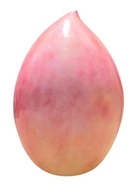 仿真水蜜桃玻璃钢雕塑定制园林景区大型苹果南瓜梨子桃子枇杷果篮