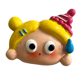 可爱巴多胺女孩冰箱贴磁贴磁铁入户门磁吸装饰留言板