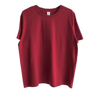 2025年春夏薄新款浅黄色纯色圆领正肩百搭简约短袖t恤女上衣衫女