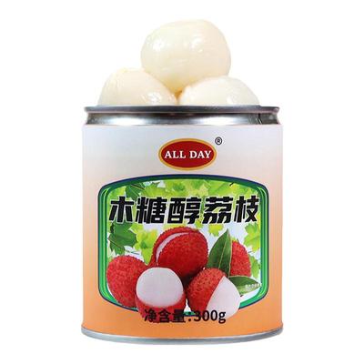 ALLDAY木糖醇荔枝罐头网红水果