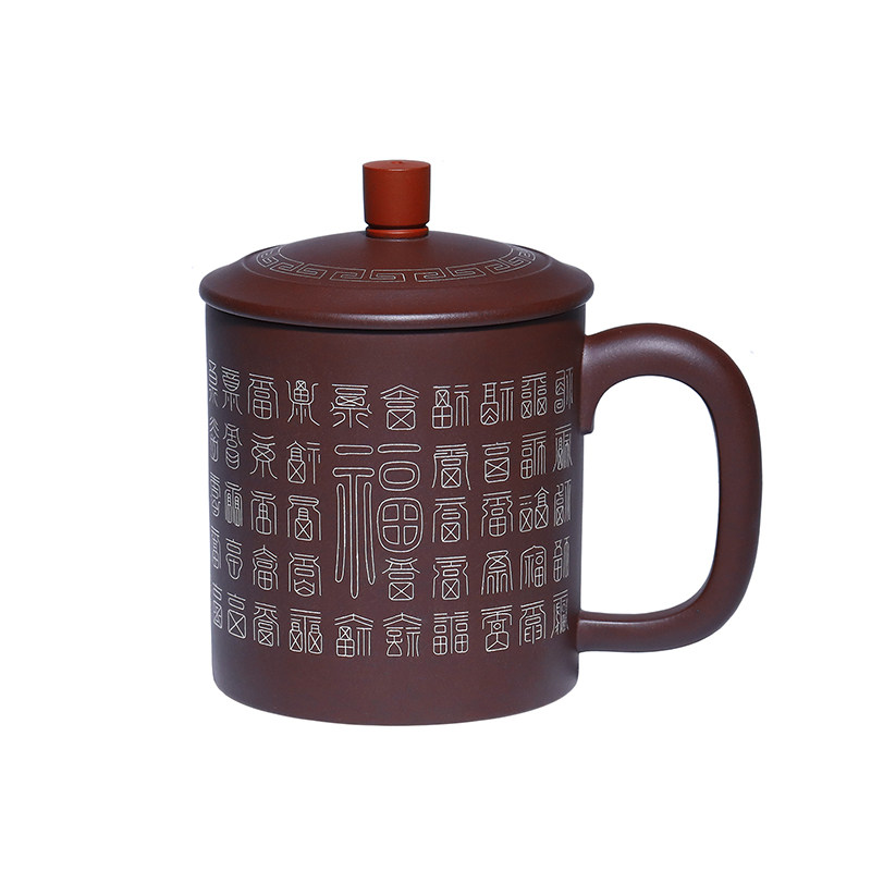 宜兴紫砂纯手工高档个人专用茶杯