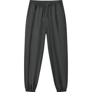 舒服裤|森马休闲裤男款运动束脚裤黑色裤子冬季锥形长裤基础百搭