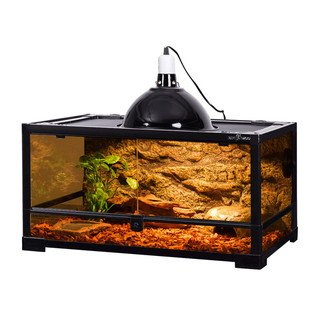 新派宠物reptizoo爬宠饲养箱变色龙蜥蜴玻璃爬缸陆乌龟角蛙爬虫箱