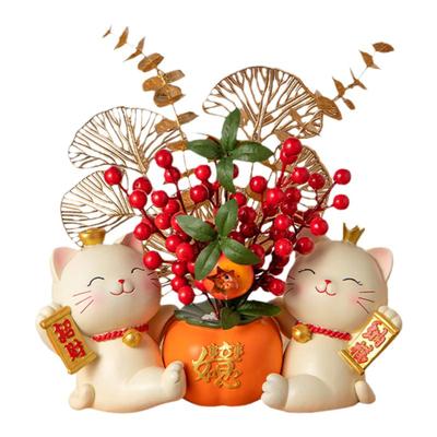 事事如意招财猫新居礼品齐府