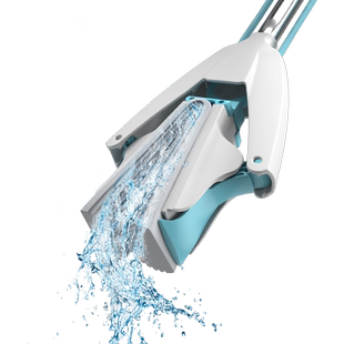 美丽雅海绵拖把家用一拖净2026新款吸水对折式免手洗胶棉头地拖布