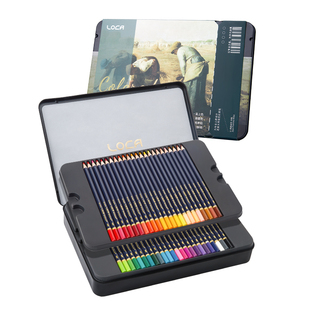 Touchmark专业油性彩铅LOCA大师级彩铅笔48色72色水溶彩铅美术设计彩色铅笔手绘套装学生初学者绘画画笔工具