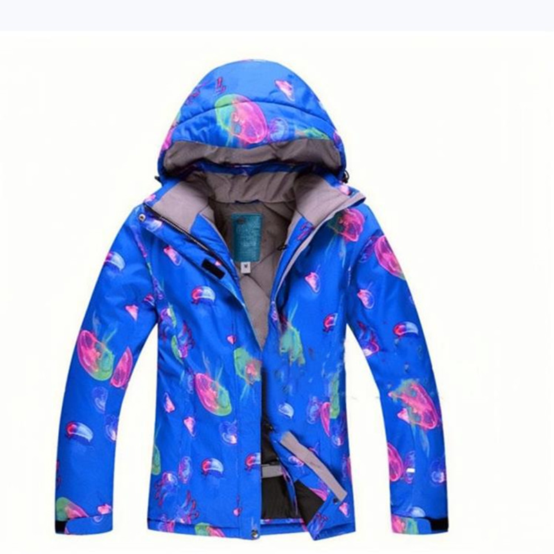 冬季加厚滑雪服女韩版个性户外单板双板防风防水保暖棉服冲锋衣