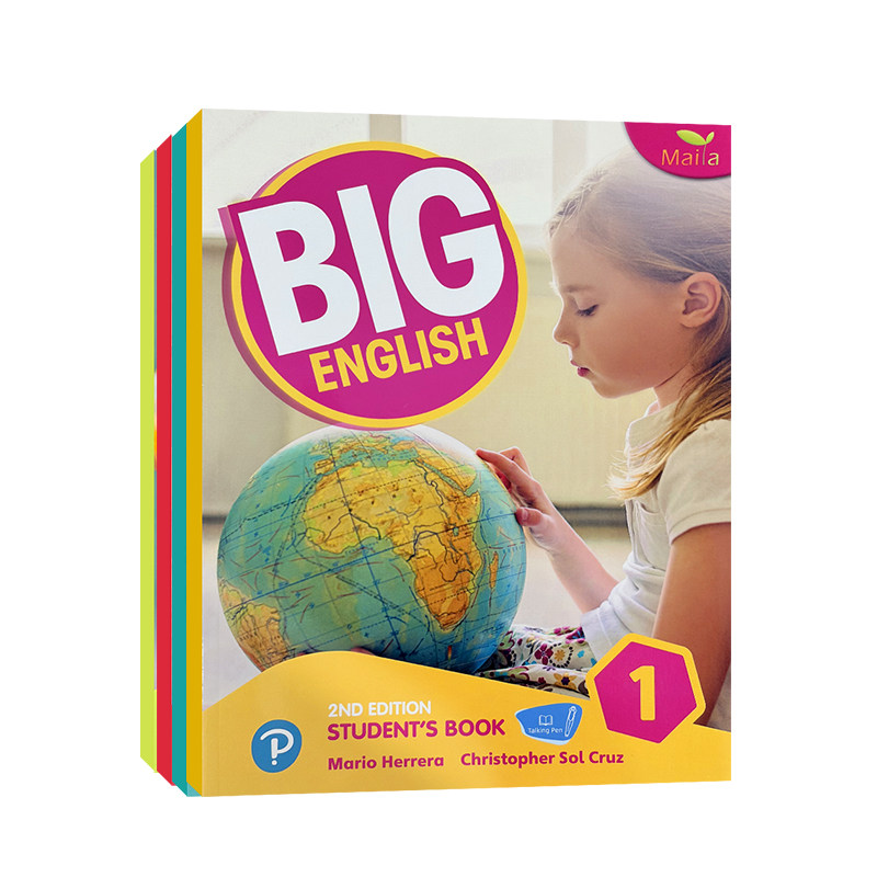 原版正版进口培生少儿英语美语教材第二版新版new big English1-6级学生书朗文小英学生账号少儿英语启蒙学习教材美式发音可点读