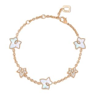 [新品上市]Lola Rose罗拉玫瑰常青藤多叶手链白贝母新年礼物