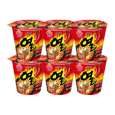 不倒翁韩国进口劲道爽滑拉面