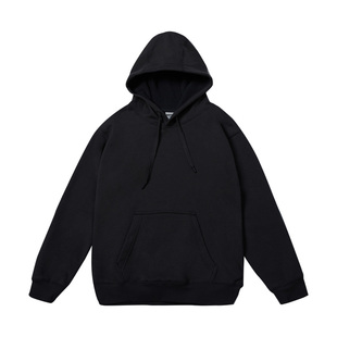 400g莫兰迪色系重磅加绒连帽卫衣男摇粒绒加厚保暖帽衫秋冬情侣款