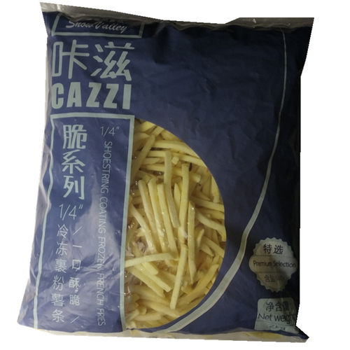 雪川薯条咔滋脆1/4冷冻裹粉薯条2kg装冷冻油炸小吃汉堡西餐原料