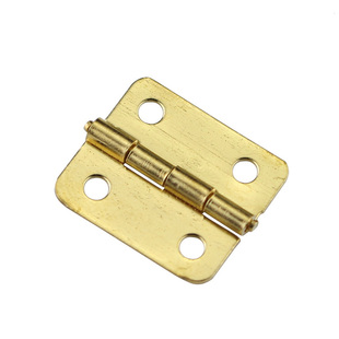 多款式规格黄色铁质小合页 微型铰链袖珍平开合页DIY模型礼盒折页