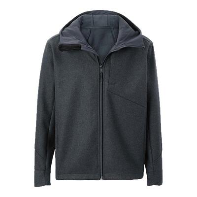 户外软壳绵羊毛冲锋衣商务夹克男