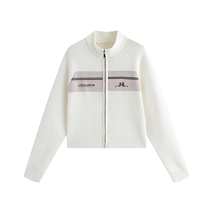 onmygame【Miu系】千金感针织外套女童上衣2025年春秋季儿童新款