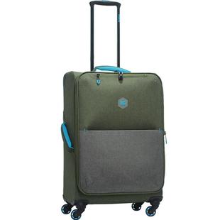 超轻前开口布行李软箱28大容量女20寸牛津布男侧开帆布登机箱静音