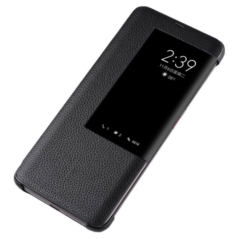 适用于华为Mate20手机壳Mate20pro保护套5G版Mate20X超薄真皮皮套mate30翻盖式皮套mate30p